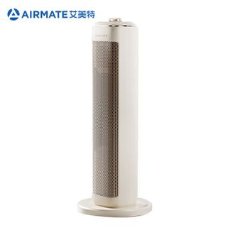艾美特/Airmate  取暖器家用暖风机电暖气石墨烯电热取暖器立式80度摇头3档调温可拆洗滤网HP21-K55