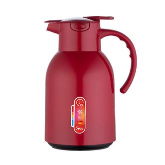 德铂（Debo）  维莱特水壶红胆玻璃保温壶DEP-DS346 红色 1450ml