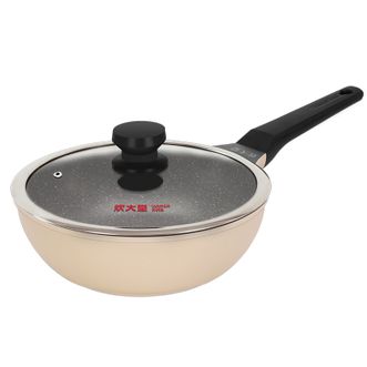 炊大皇（COOKER KING）  炒锅不粘锅日式压铸易洁少油烟平底煎锅24cm B49773