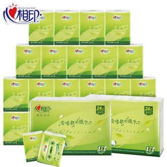 心相印手帕纸 茶语丝享系列 4层6片*48包 超迷你随身装