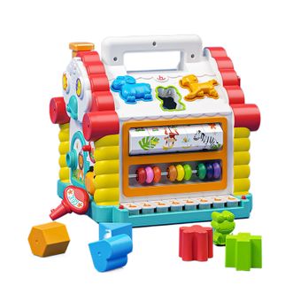 汇乐  多面体玩具1-3岁婴幼儿忙碌屋早教宝宝玩具男女孩忙碌板生日礼物趣味小屋