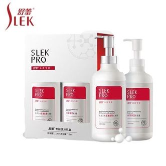 舒蕾/Slek  头皮专研洗沐礼盒【头皮沁爽控油去屑洗发露711ml+水漾保湿沐浴露711ml】