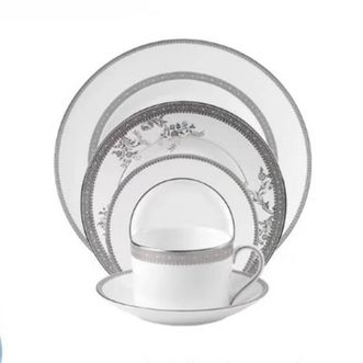 WEDGWOOD  白金蕾丝餐具5件组50127207730