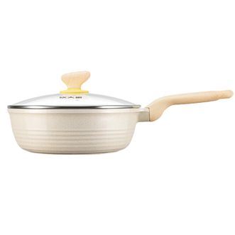 炊大皇（COOKER KING）  煎锅深煎锅26cm 聚油不凸底厨房家用煎炒通用 JG26DB-H