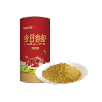 今粮道  谷粉即食冲饮谷物粉红枣花生红米红豆枸杞谷物养生营养代餐粉 今日谷粉（五红粉）370g*2罐