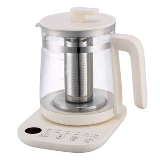 豹牌  多功能养生壶1.8L大容量全自动玻璃花茶壶黑茶煮茶器电热水壶 BP-9262