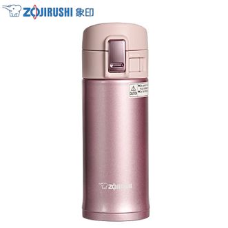 象印（ZOJIRUSHI）  保温杯不锈钢商务水杯360ml容量真空保温杯SM-KHF36粉色
