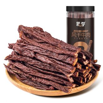 蒙都  风干牛肉干九成细条牛肉干草原特产休闲健身零食150g 原味