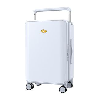 MGOB  新款高颜值宽拉杆行李箱大容量耐用登机旅行密码箱G1白