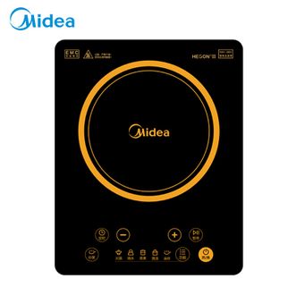 美的/Midea  电磁炉 家用2200W大功率电磁灶火锅炉 耐用面板一键爆炒智能定时HT2218HM