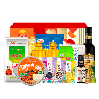 金龙鱼  味极鲜 香油 大礼包-锦钰粮田E款 4065g+2100ml