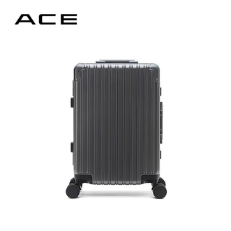 ACE  轻质窄框铝框拉杆箱 登机箱枪灰色D23111-20英寸