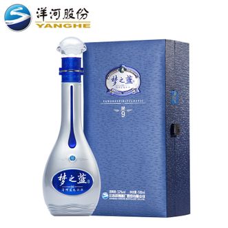 洋河  52度500ml 梦之蓝M9  绵柔浓香型白酒  送礼佳品