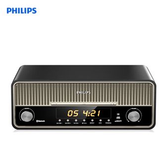 飞利浦（PHILIPS）  桌面CD音响  TAM6208G-星耀黑 收音机播放器客厅家用播放器一体机无线蓝牙音箱迷你音响