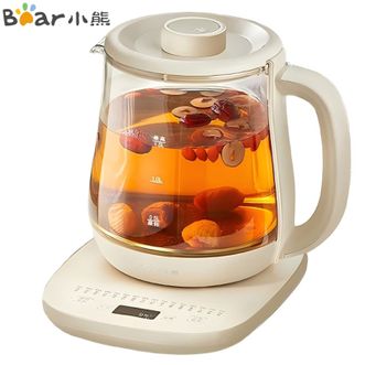 小熊/Bear  养生壶  316L不锈钢多段保温迷你玻璃花茶壶 智能电热水壶1.5L   YSH-E15M3