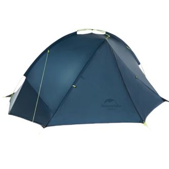 挪客（NatureHike）  塔加单双人帐篷户外登山轻量防风防雨铝合金帐篷 双人-藏青蓝