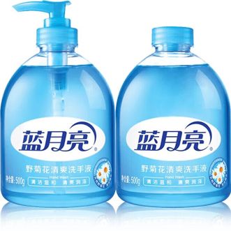 蓝月亮  洗手液500g+补充装500g  2瓶组合装 去油去腥 清爽舒适护手