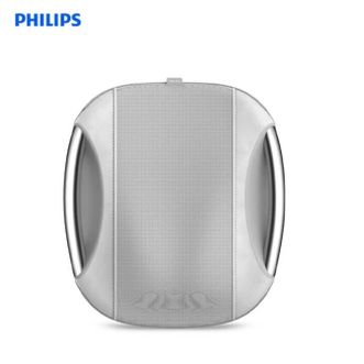 飞利浦/Philips  腰部按摩器 背部按摩仪 按摩靠枕 温感热敷揉捏腰肌劳损 按摩靠垫PPM5101B灰色