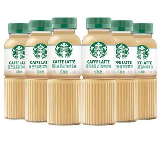 星巴克  星选 咖啡拿铁270ml*6瓶 即饮咖啡饮料