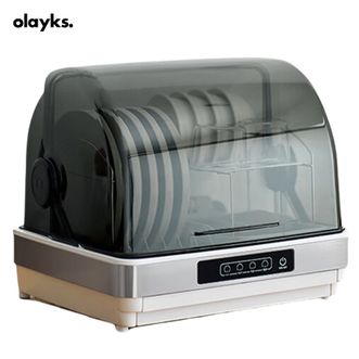 olayks.  消毒柜台式消毒碗柜家用保洁柜迷你小型碗筷刀架高温消毒烘干柜32L