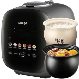 苏泊尔（SUPOR）  炫酷大屏控制双球釜内胆开盖收汁智能预约电压力锅SY-23FC39Q