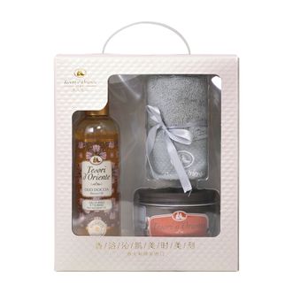 东方宝石  香氛沐浴露礼盒 荔枝果香 沐浴油滋养礼盒550ml 东方宝石  香氛沐浴露礼盒 荔枝果香 沐浴油滋养礼盒550ml