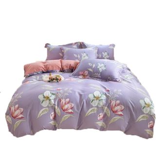 多奇曼  轻奢全棉四件套床品四件套200*230 兰亭花絮 PH-T1819