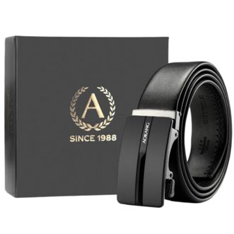 奥康（Aokang）  男士皮带牛皮自动扣腰带商务裤带生日礼物送男友老公