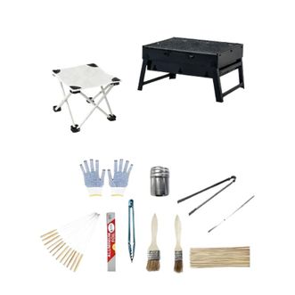 徽羚羊  马扎+烧烤炉十件套