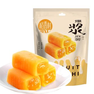 稻香村 糕点点心 休闲零食 中华老字号 爆浆麻薯210g*3袋 芒果味 
