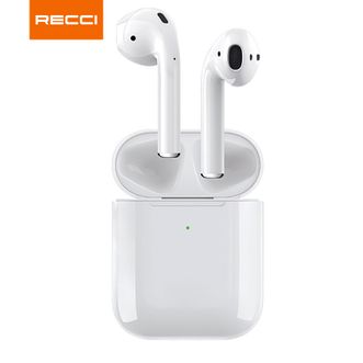 RECCI  无线耳机蓝牙低延迟手机音乐游戏运动耳机超清音质开盖即连 锐思G200 Max白色