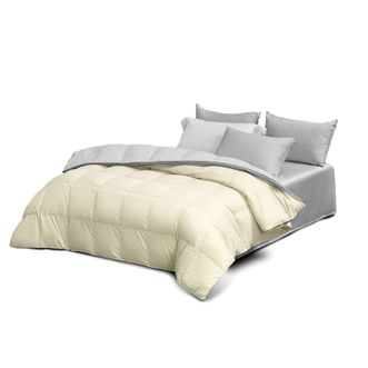 水星家纺  半见初雪 抗菌防螨复合鹅绒被