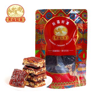 天山公主  枣仁派188g/袋厚切枣仁派红枣夹核桃新疆特产  188g/袋