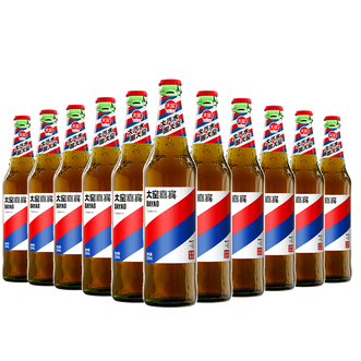 大窑嘉宾果汁汽水饮料520ml*12玻璃瓶整箱80后怀旧碳酸汽水果味大窑嘉宾