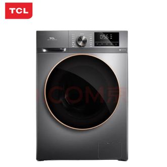 TCL 10公斤DD直驱全自动变频洗烘一体滚筒洗衣机575mm纤薄机身1.08洗净比G100F12X-HD