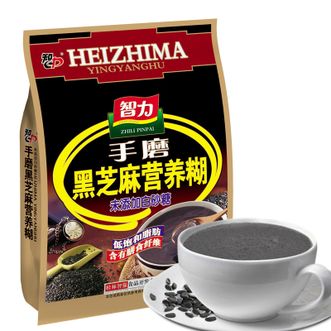 智力 手磨黑芝麻营养糊 700g*1袋（17小袋）营养早餐 
