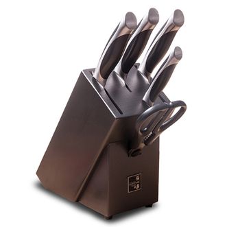 张小泉 刀具套装六件套切片刀砍骨刀水果刀小厨刀厨房剪D30550100 张小泉 刀具套装六件套切片刀砍骨刀水果刀小厨刀厨房剪D30550100