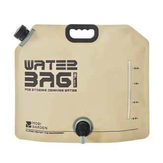 牧高笛（MOBIGARDEN）  户外露营便携可折叠水袋野餐烧烤多功能饮料储水袋10L