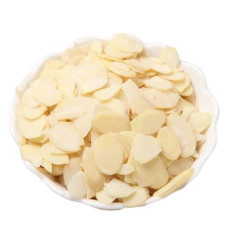 都市余味 原味生杏仁片500g 真空装 扁桃仁片 烘焙雪花酥 糯米船 专用材料 巴旦木仁片