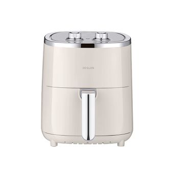 德世朗（DESLON）  空气炸锅DDQ-JK012 米白色 4L大容量可无油空气炸低脂轻食 易清洗家庭适用空气炸锅