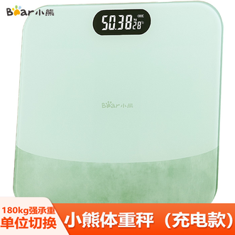 小熊/Bear  印象派体重秤 智能感应电子秤 家用人体秤高精度精准称重高清数显屏