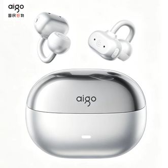爱国者（aigo）  GS11 耳夹开放式蓝牙耳机 白色 智能Ai办公 录音 翻译 通话降噪