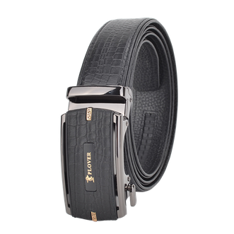 啄木鸟PLOVER高端头层牛皮蜥蜴纹皮带腰带GD00006-DA-G1