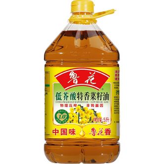 鲁花  低芥酸特香菜籽油 5升*桶榨的香 保留营养 厨房烹饪食用油