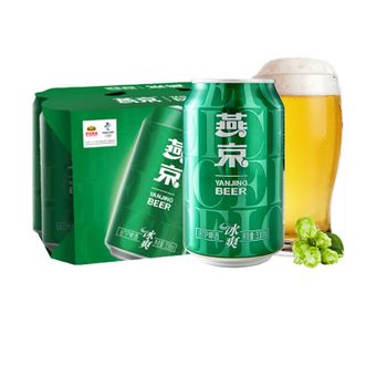 燕京  啤酒冰爽8度330ml*6瓶