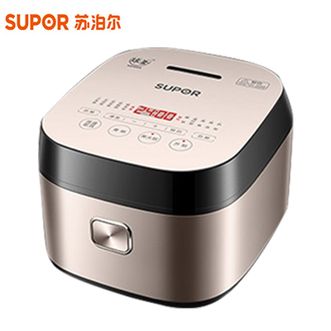 苏泊尔/Supor  电饭煲4L大容量家用智能煮饭锅多功能蓝钻内胆24小时预约定时全面屏触控操作