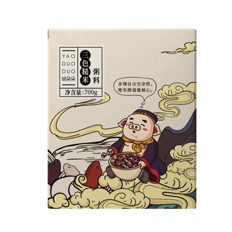 姚朵朵  三色糙米粥料700g（100g*7）*1盒五谷杂粮早餐粥料【199-100】