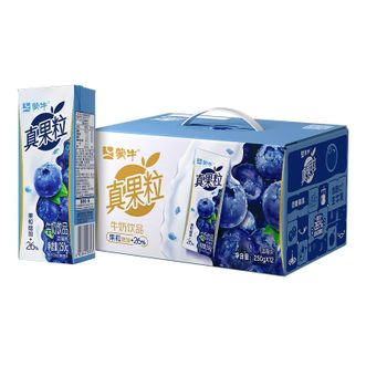蒙牛  真果粒蓝莓味牛奶饮品 250克*12