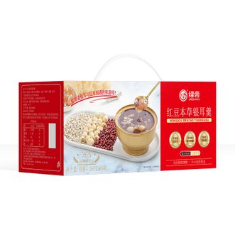 绿帝  红豆本草银耳羹260克X6碗速食即食代餐轻食