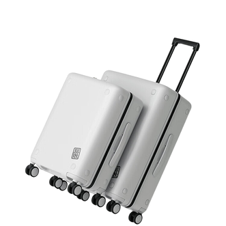 多一/JOLLYING   拉杆箱 德国进口磁吸扣 一拖二 20寸+24寸 白色 行李箱